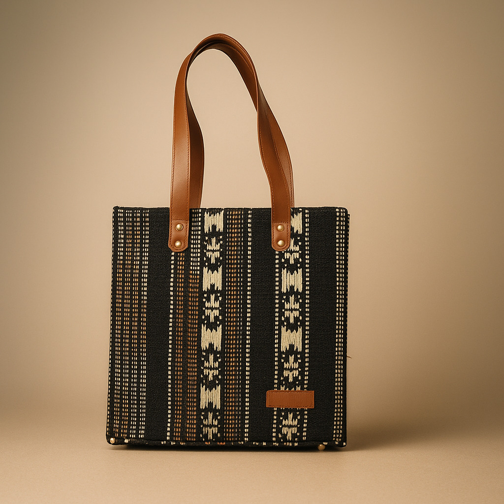 Monochrome Stripes Handbag