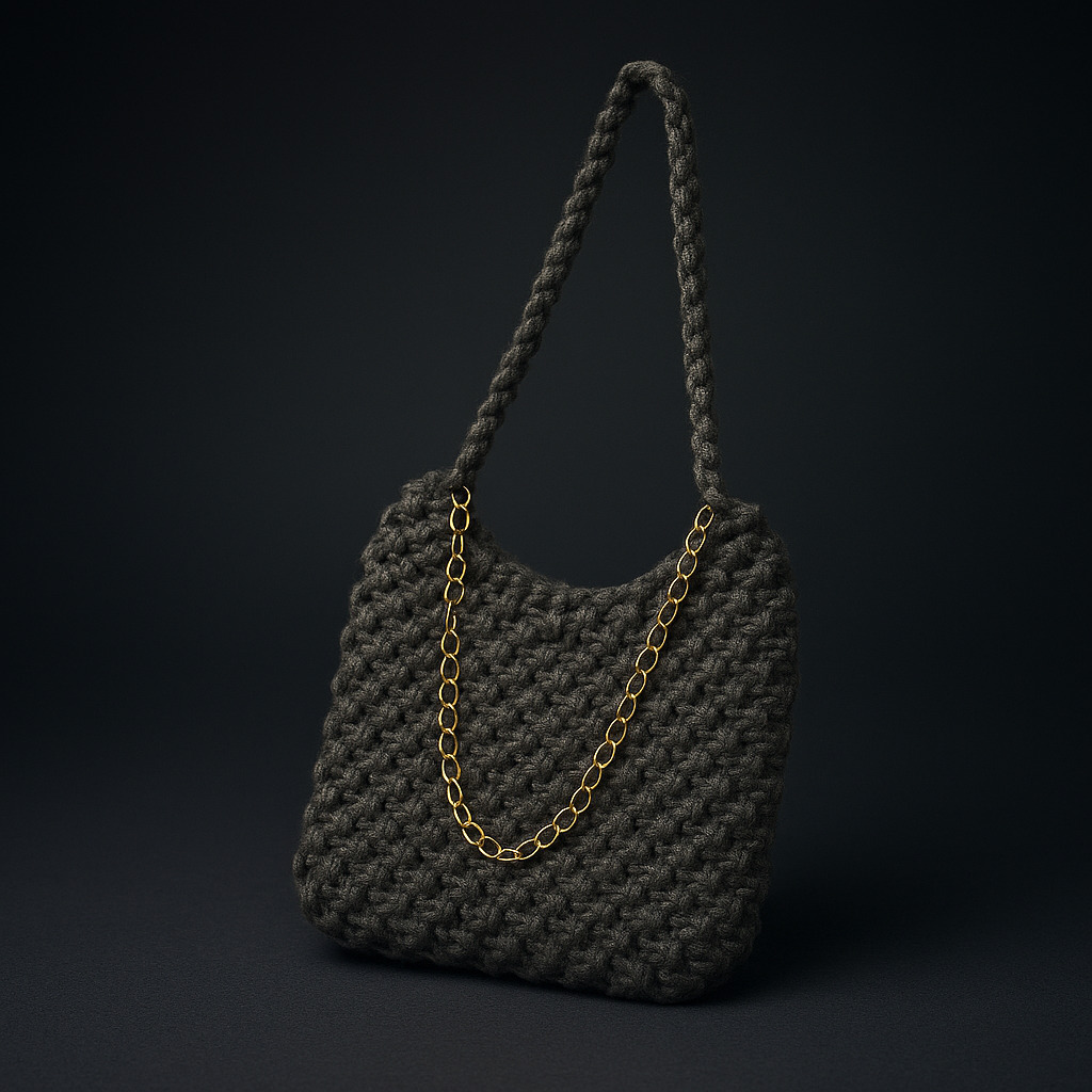 Elegant Black Side Bag