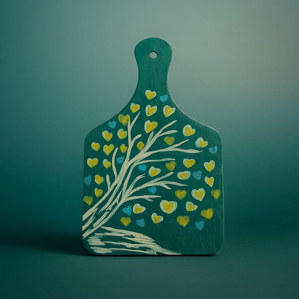 Verdant Harmony – Green Aesthetic Painting